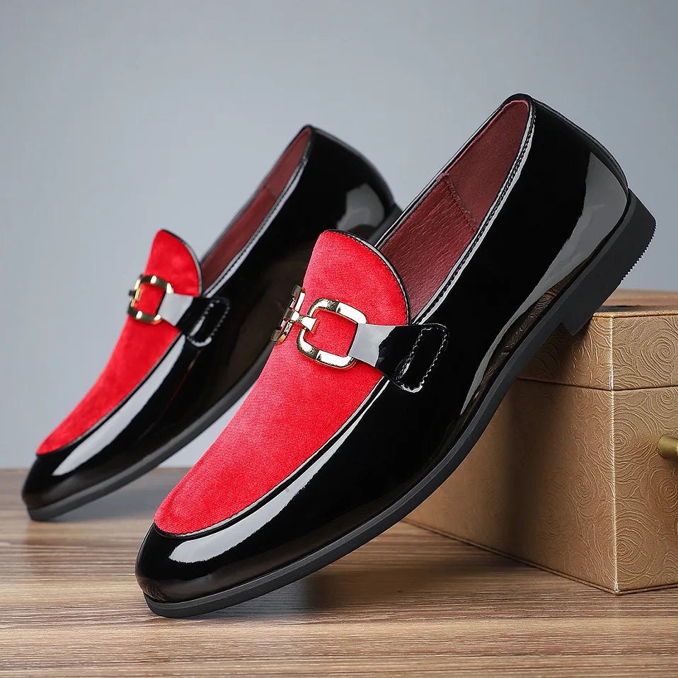 Corvani Velvet Lounge Loafers