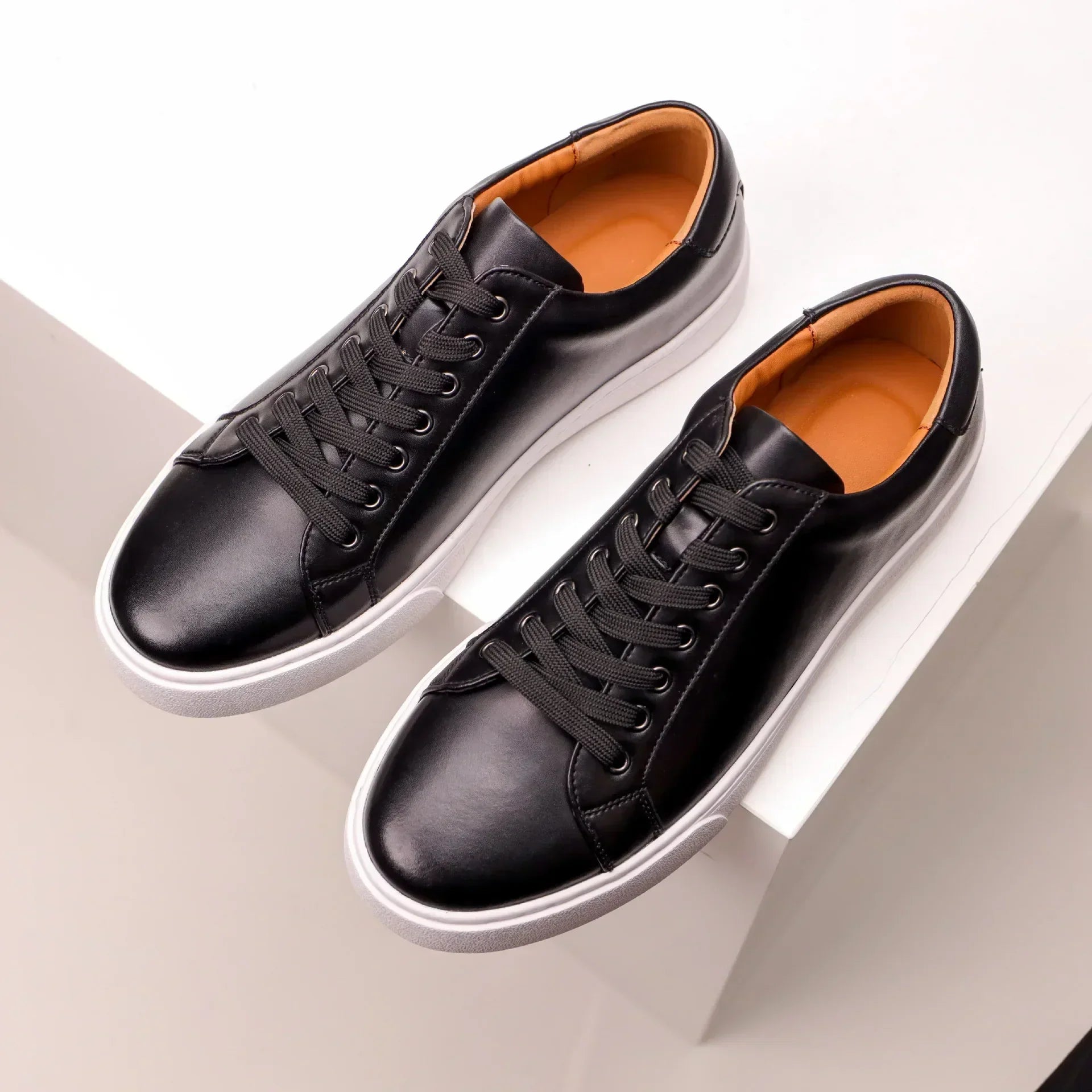 Ægte Læder Sneakers