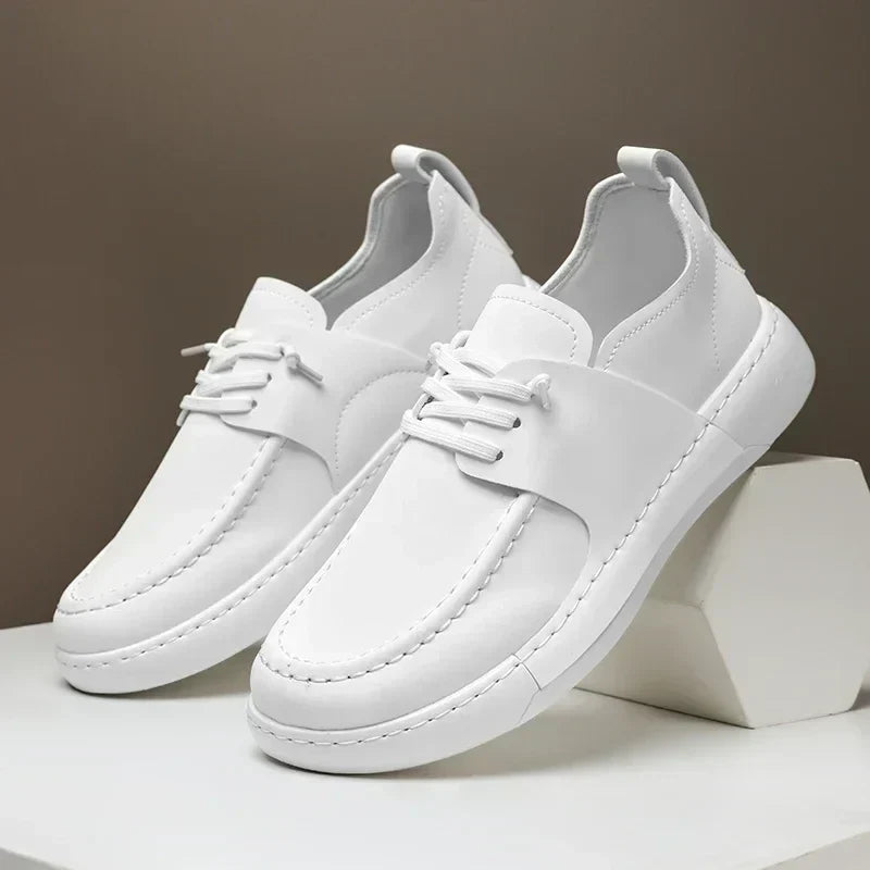 Klassiske Italienske Lædersneakers