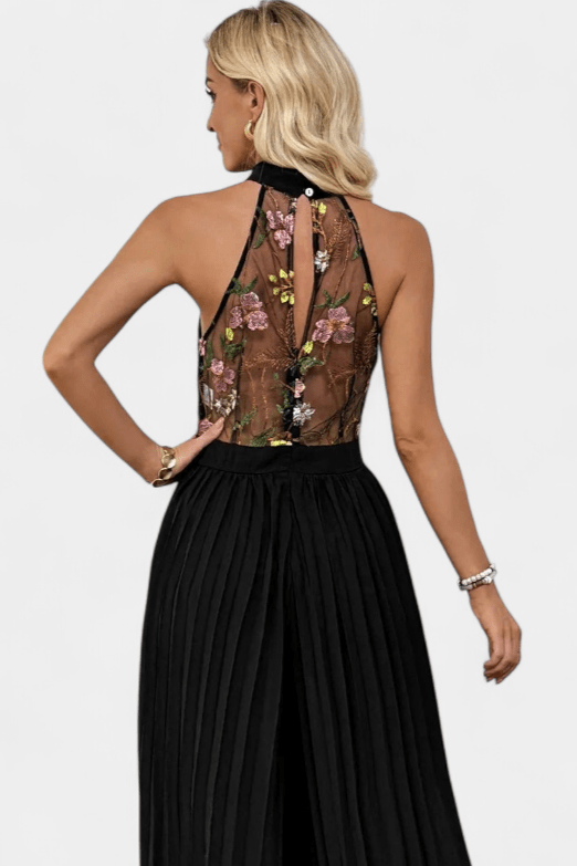 Jumpsuit med halterneck