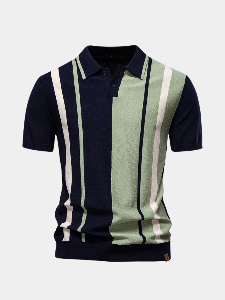 Retro Stribet Polo