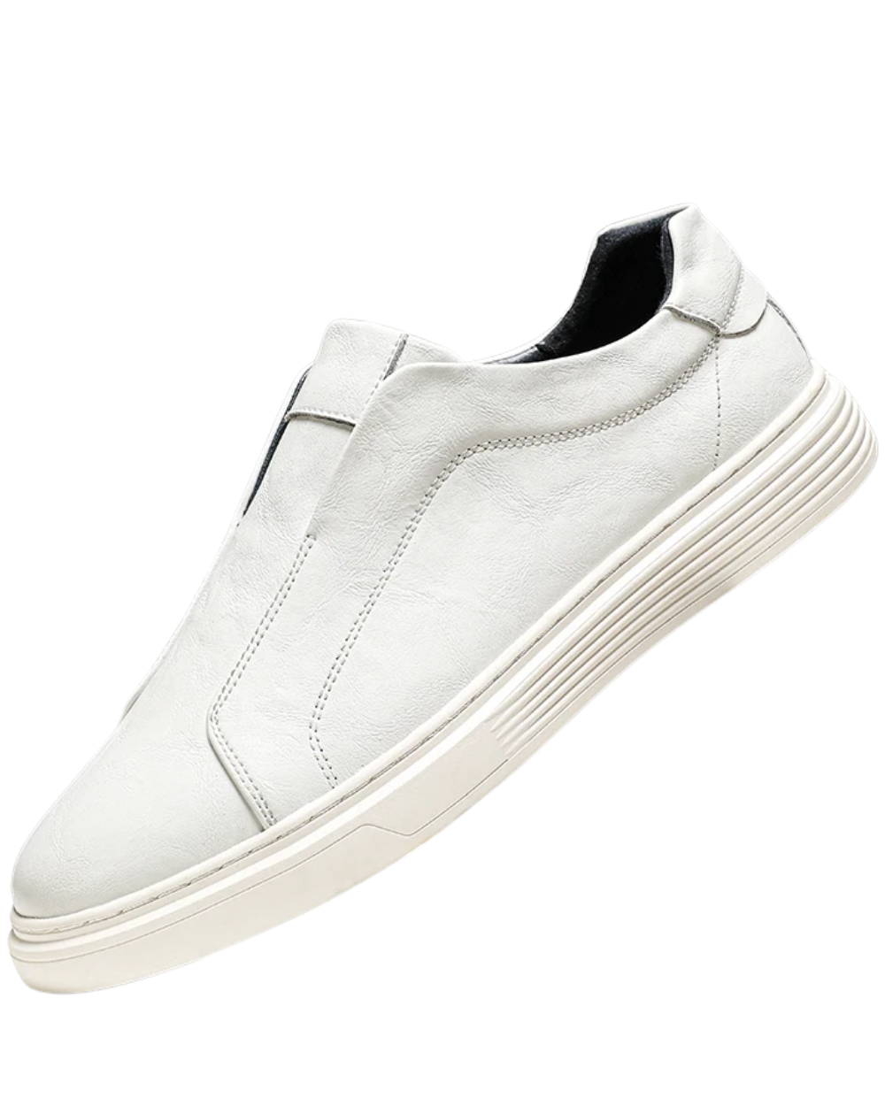 Klassiske Læder Slip-On Sko