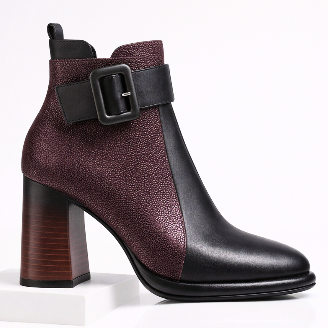Harper Lane Pebblegrain Leather Boots