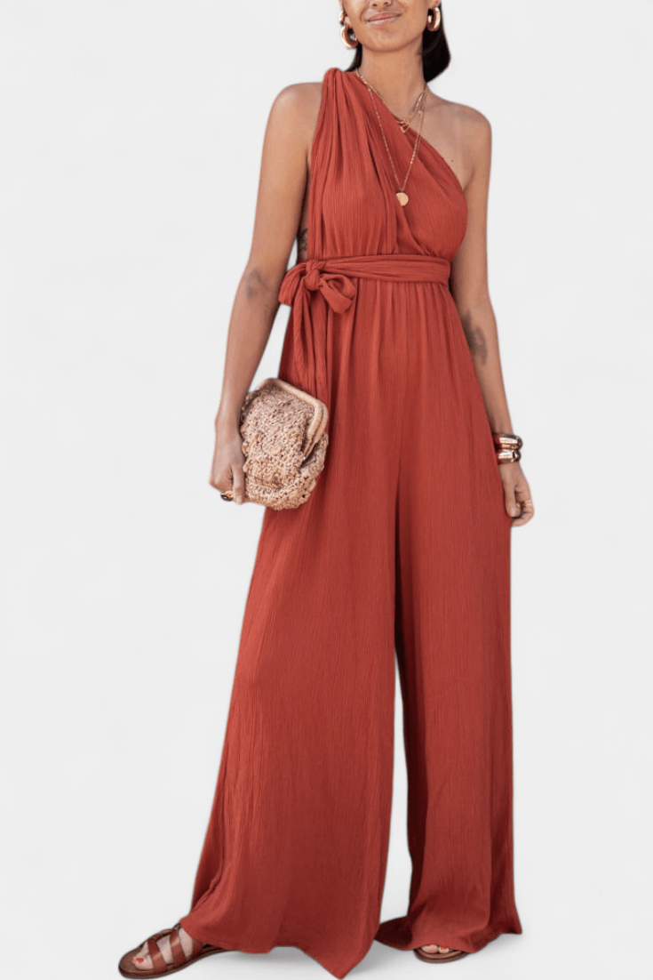 Jumpsuit med halterneck