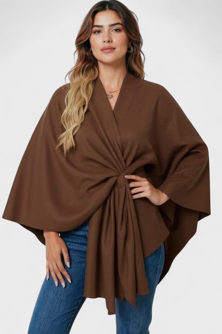 Elegant Draperet Poncho