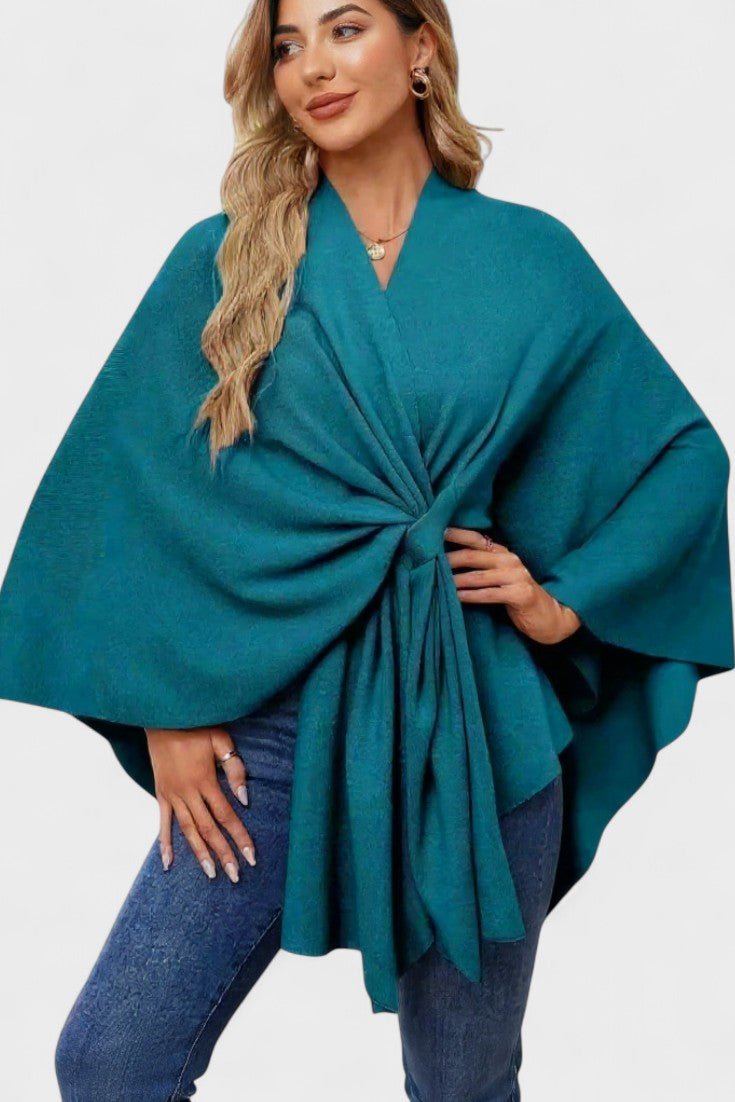 Elegant Draperet Poncho