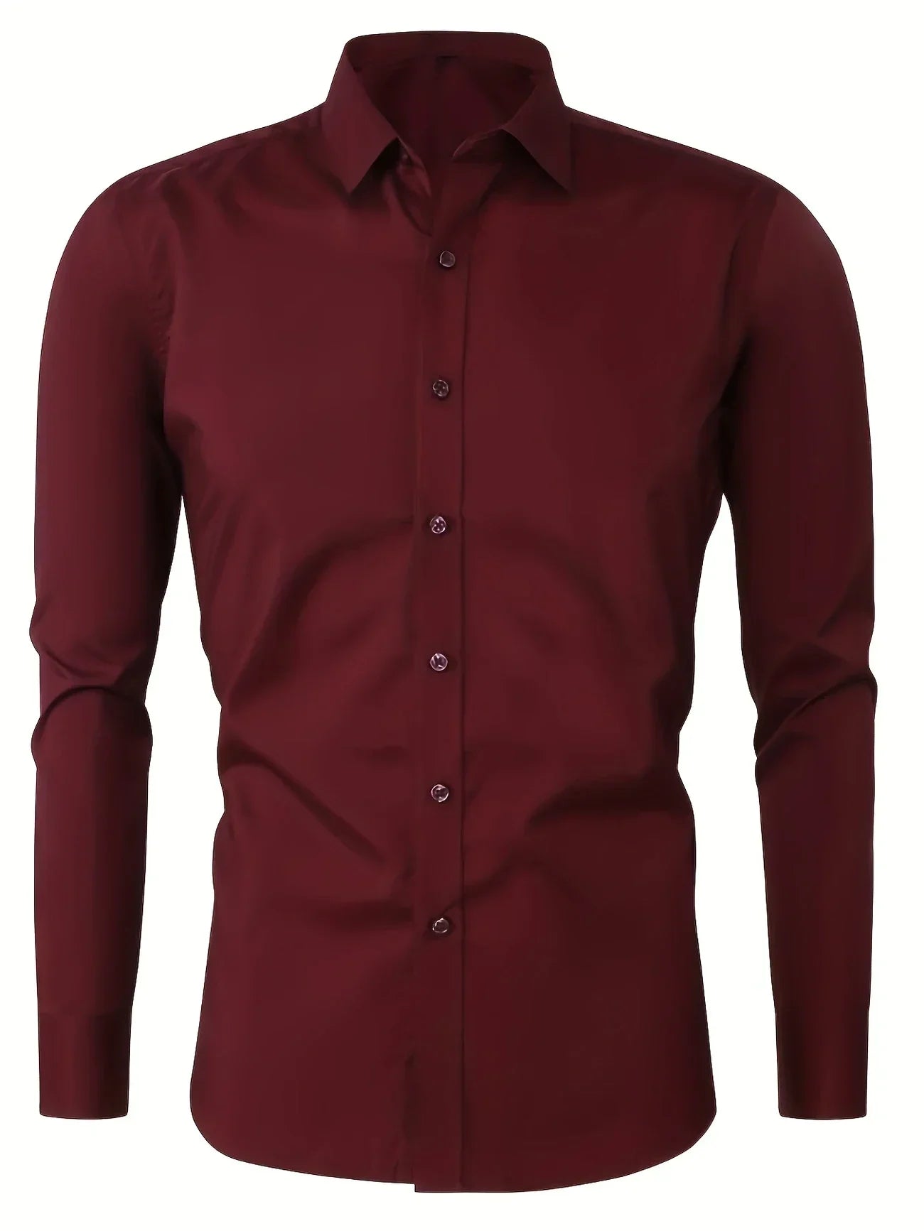 Lenoir™ | Elegant langærmet skjorte med knapper