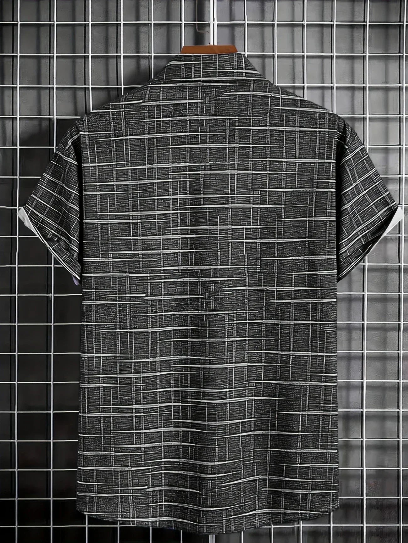 Lenoir™ | Elegant skjorte med stribet og ternet mønster
