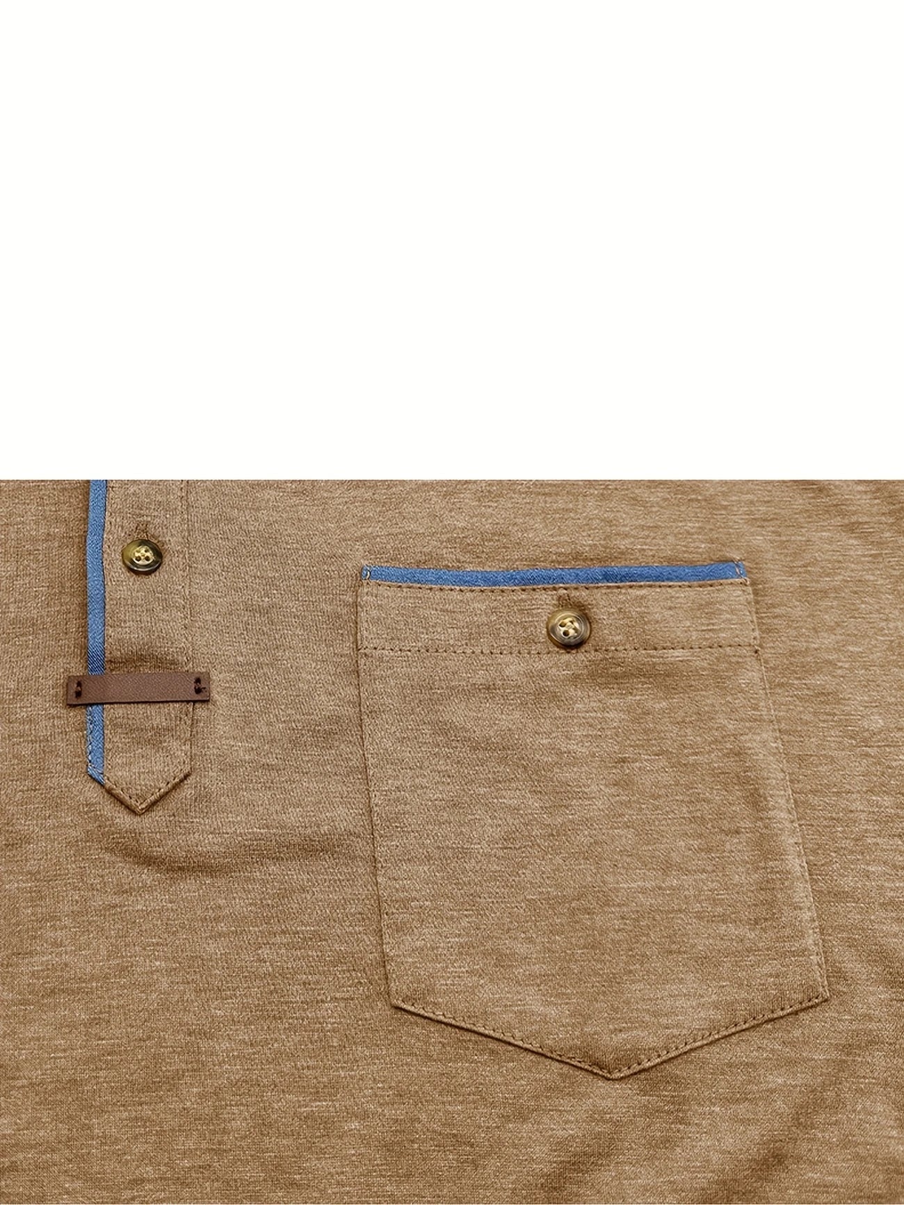 Lenoir™ | Elegant T-shirt med rund hals og lomme