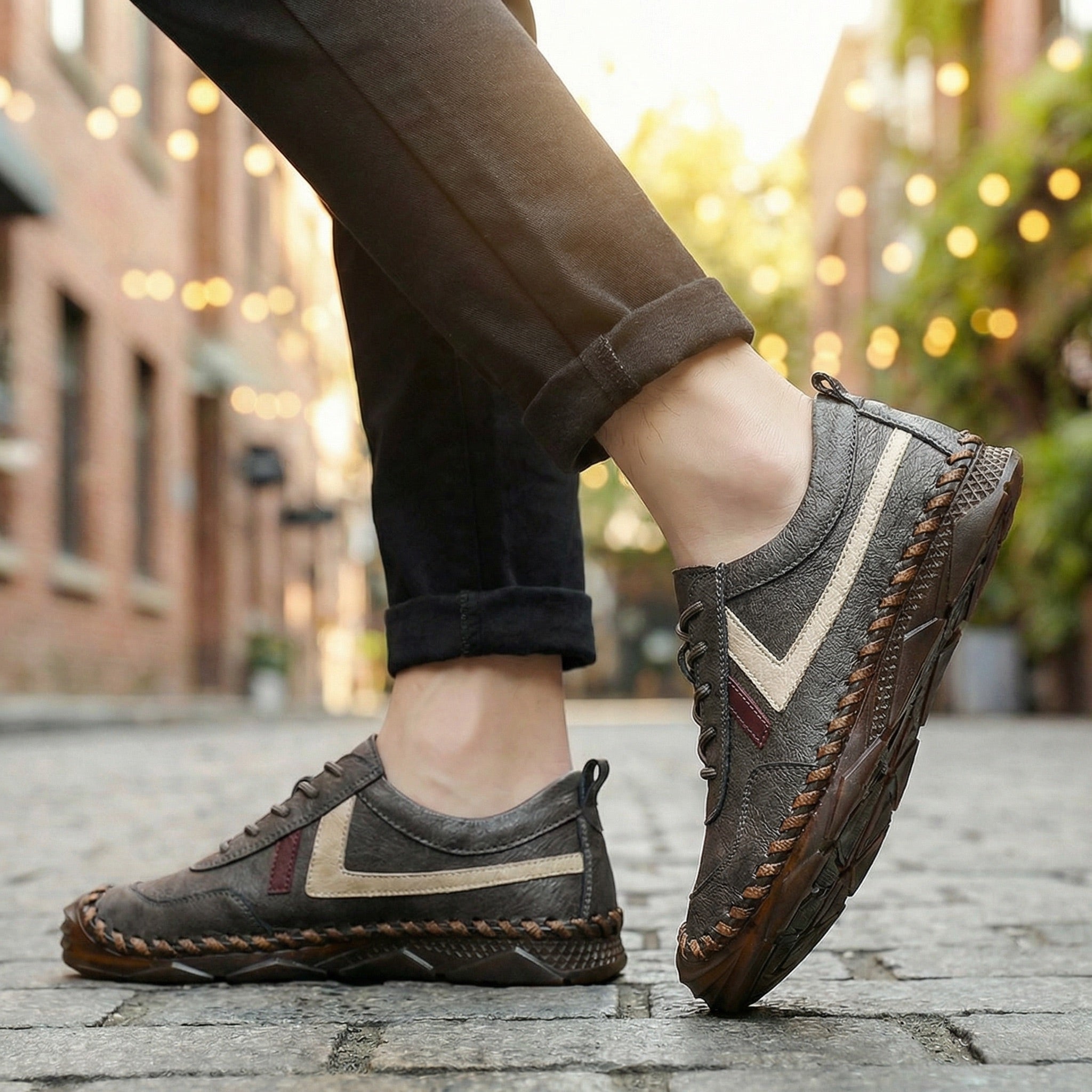 Ethan Clarke Læder Sneaker
