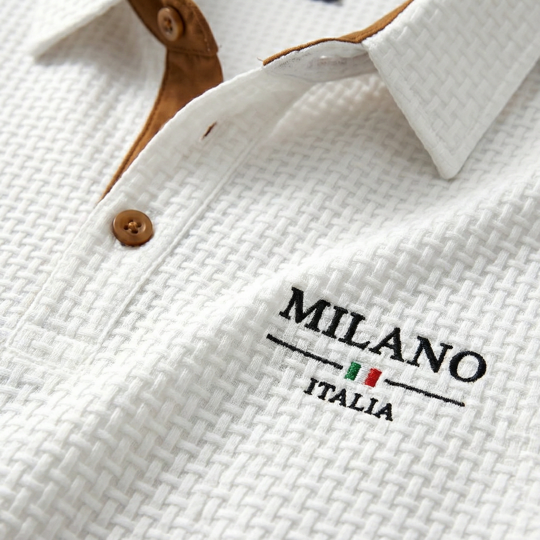 Milano-herrepolo med kontrastdetaljer