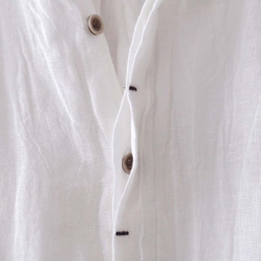 Lenoir™ | Elegant kortærmet skjorte med knapper