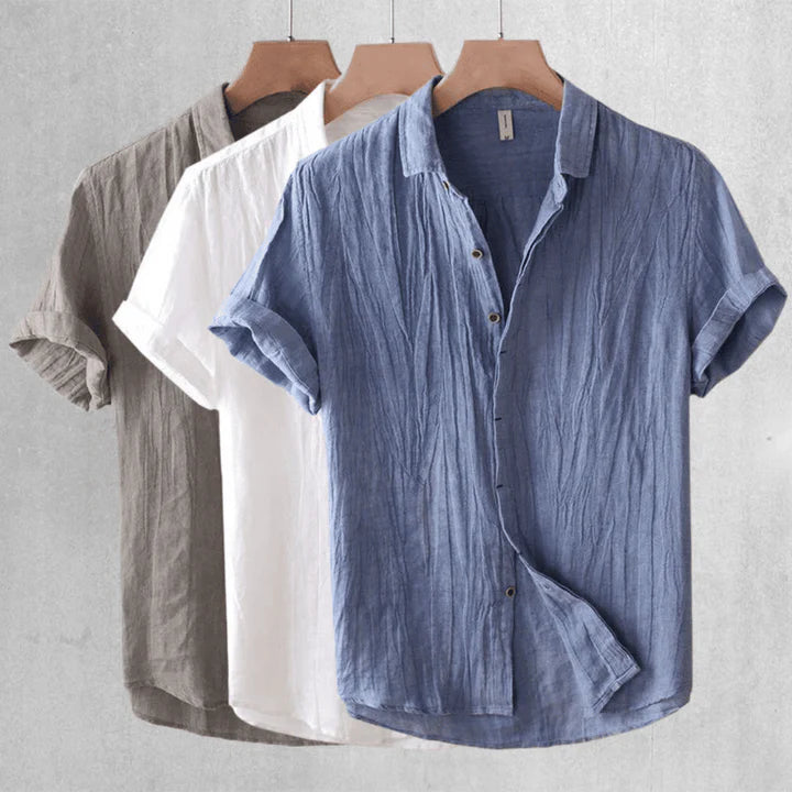 Lenoir™ | Elegant kortærmet skjorte med knapper
