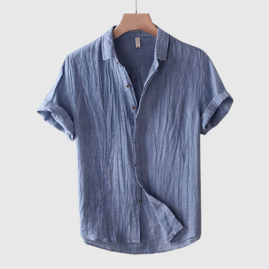 Lenoir™ | Elegant kortærmet skjorte med knapper