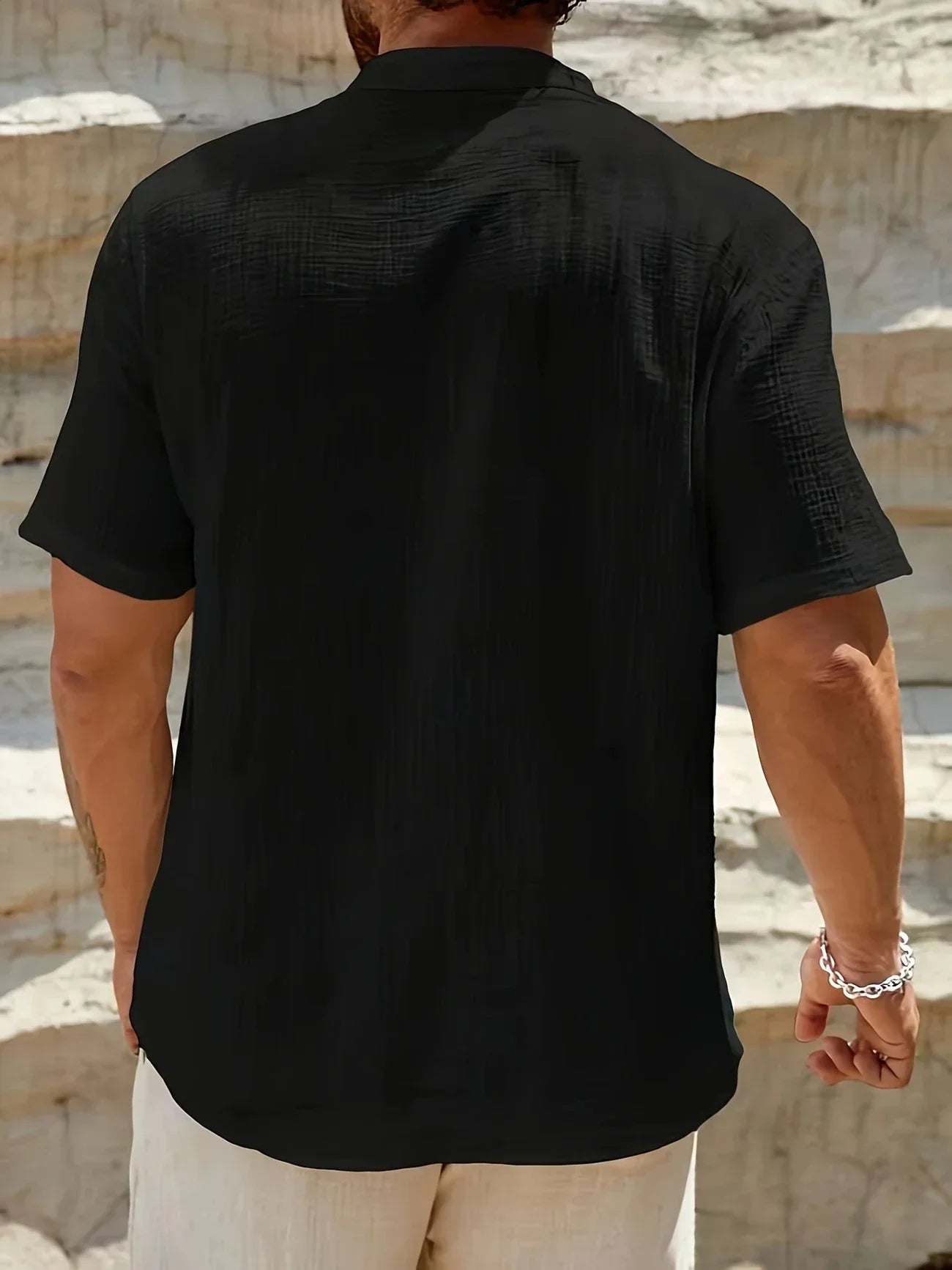 Lenoir™ | Elegant sommerbluse med høj krave