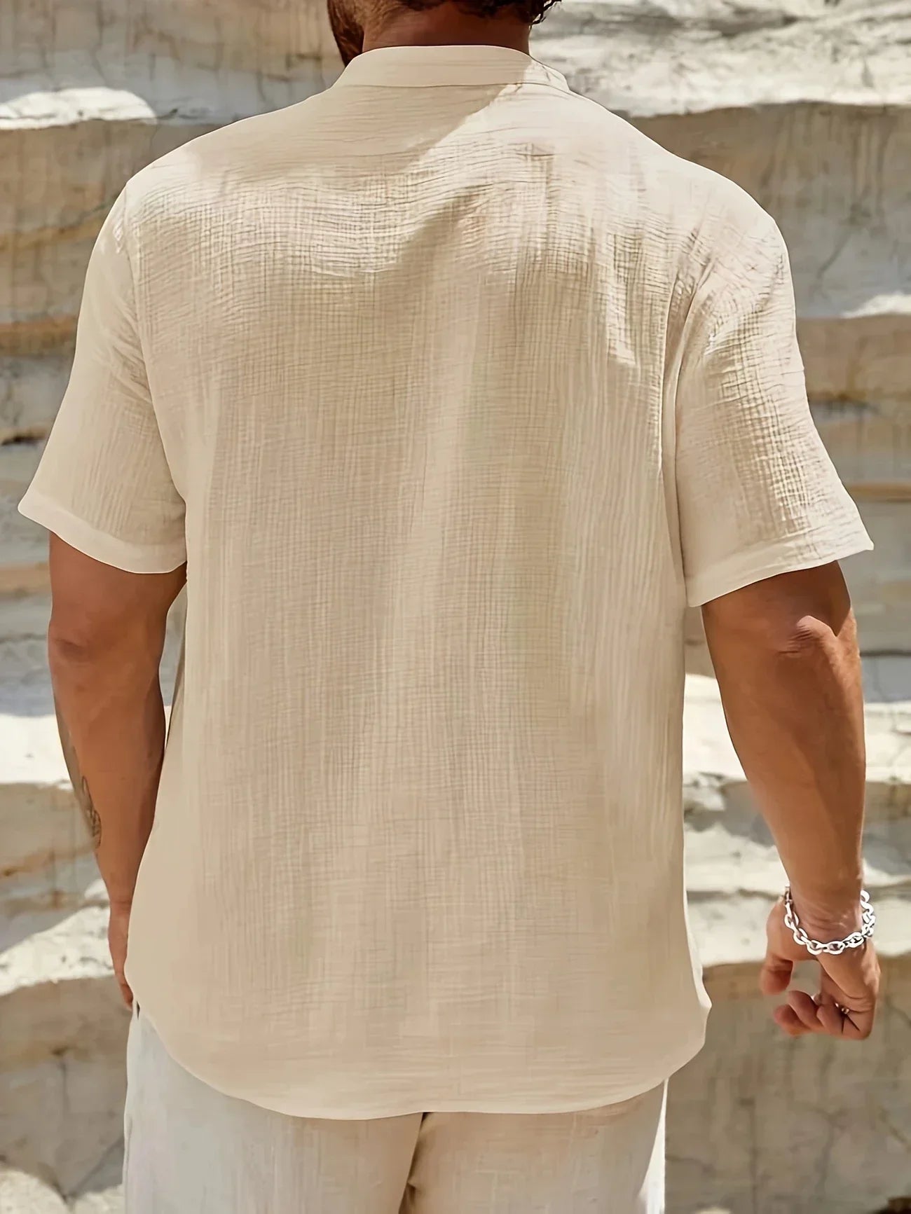 Lenoir™ | Elegant sommerbluse med høj krave