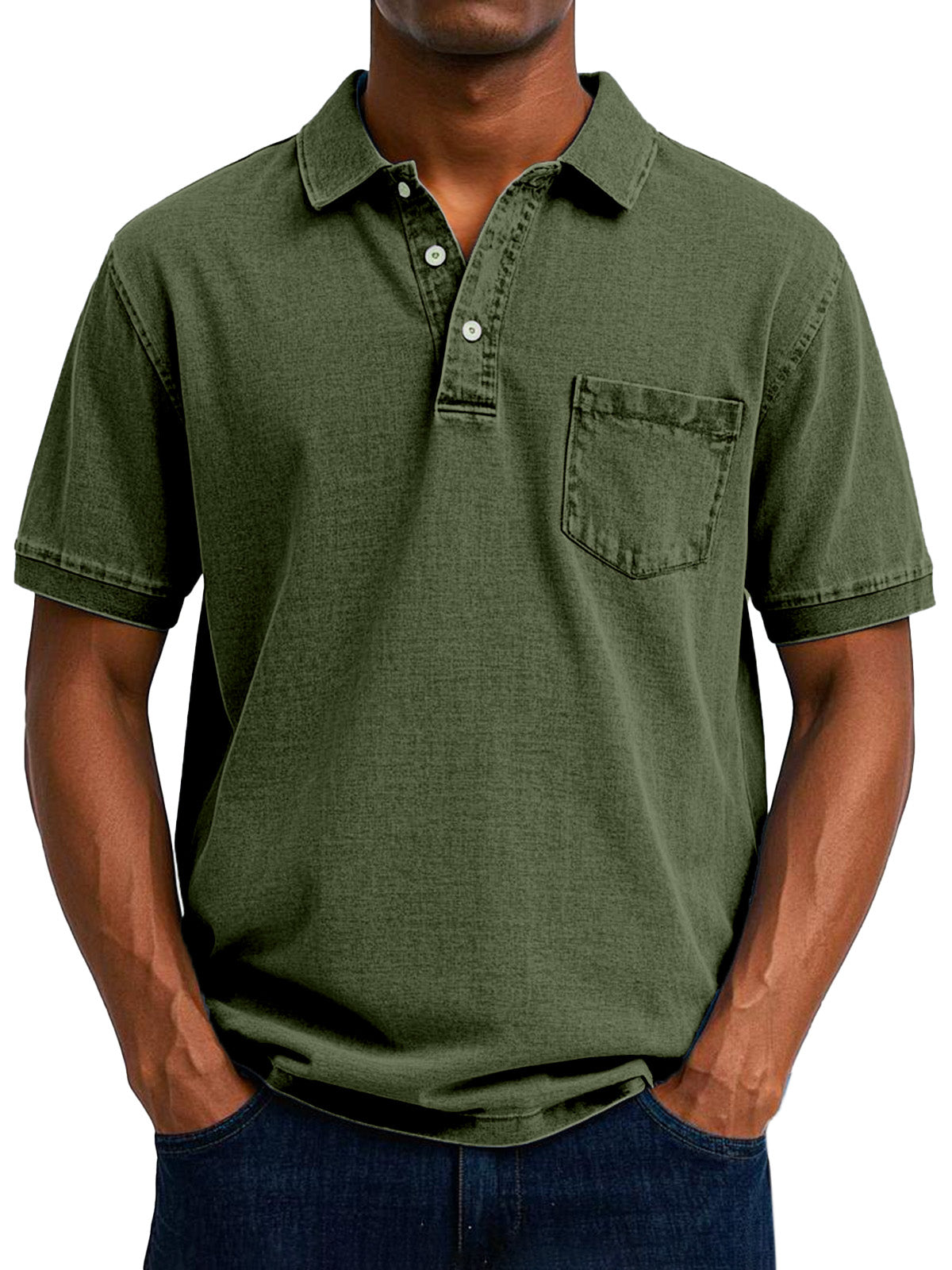 Lenoir™ - Vintage Casual Polo Shirt til Mænd