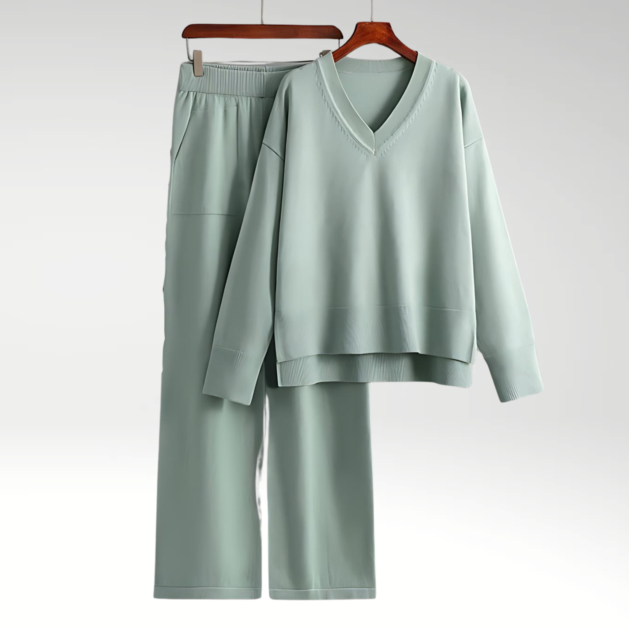Lenoir™ | Luxe Sæt med to dele V-hals
