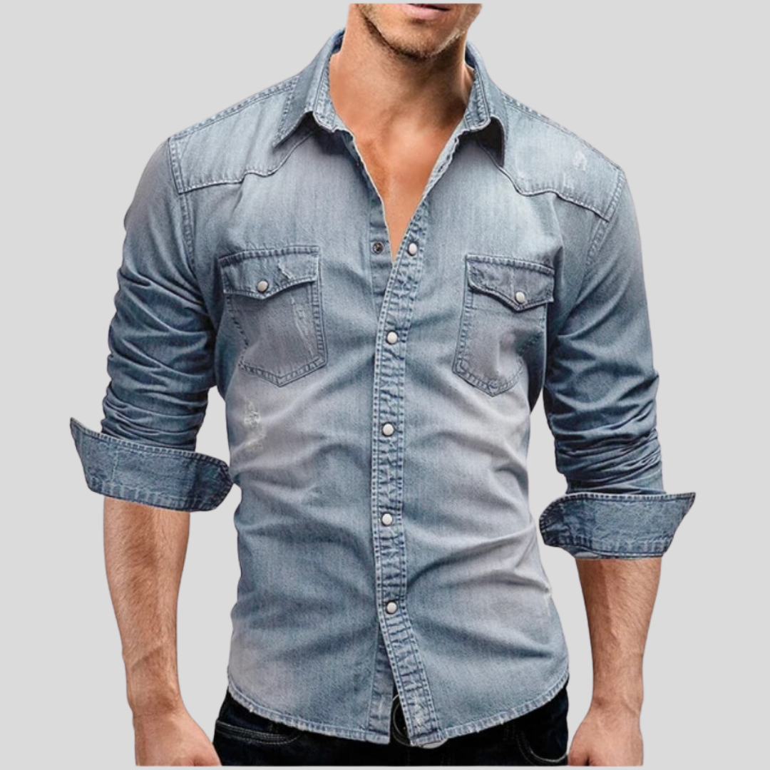 Lenoir™ - Moderne denimskjorte