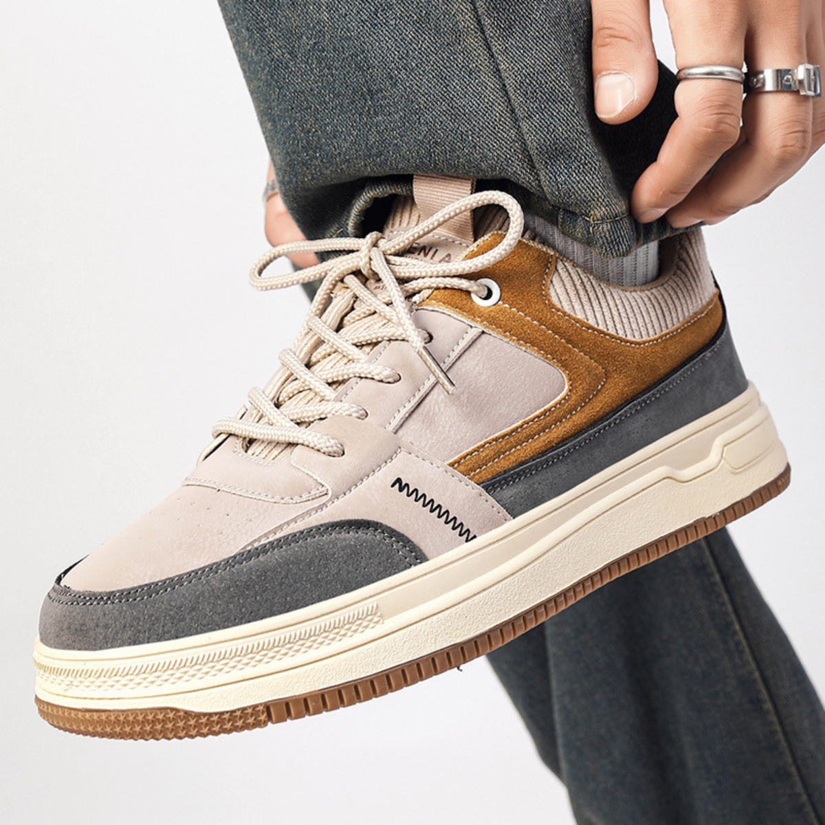Creston Læder Sneakers