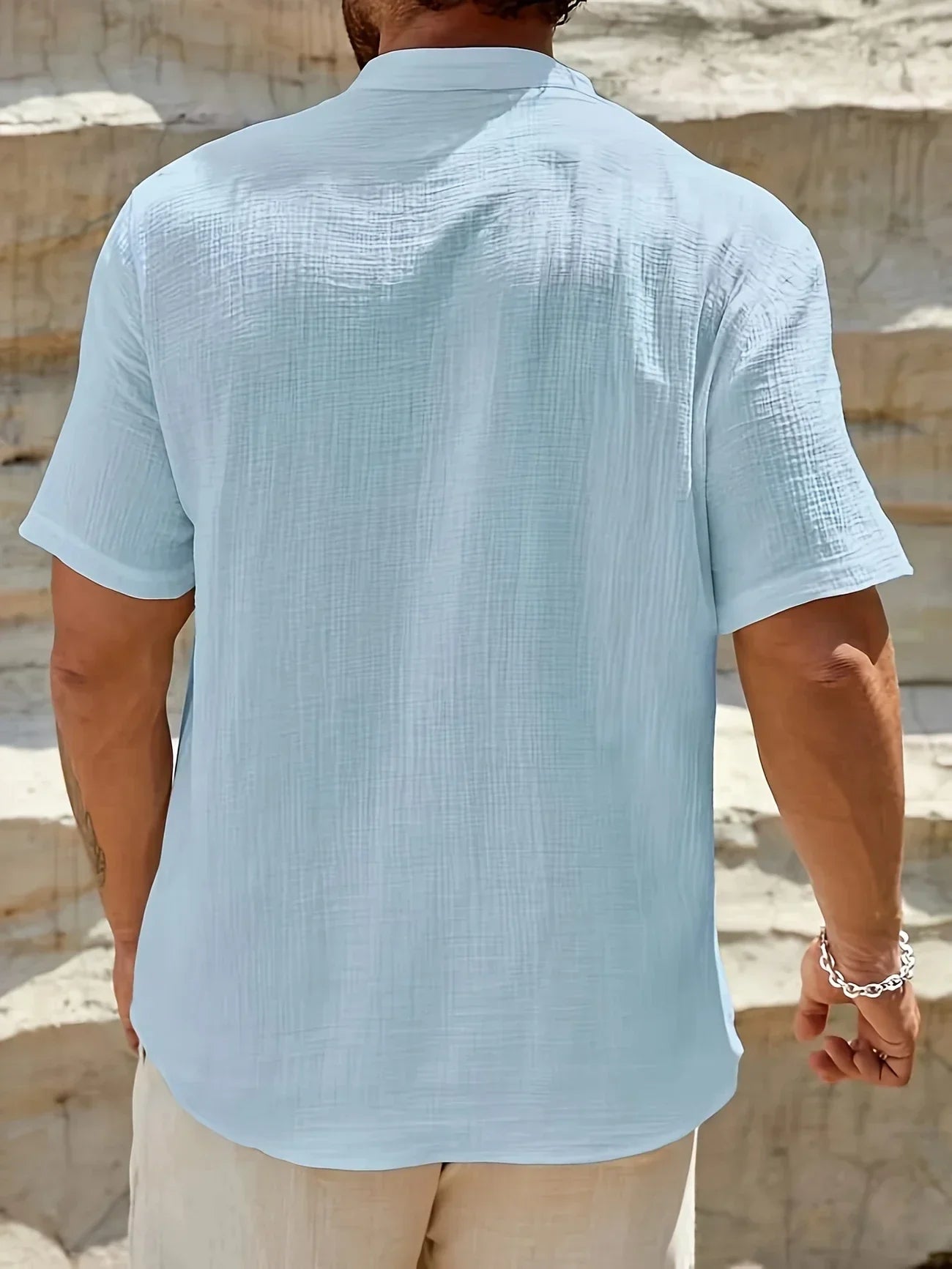 Lenoir™ | Elegant sommerbluse med høj krave