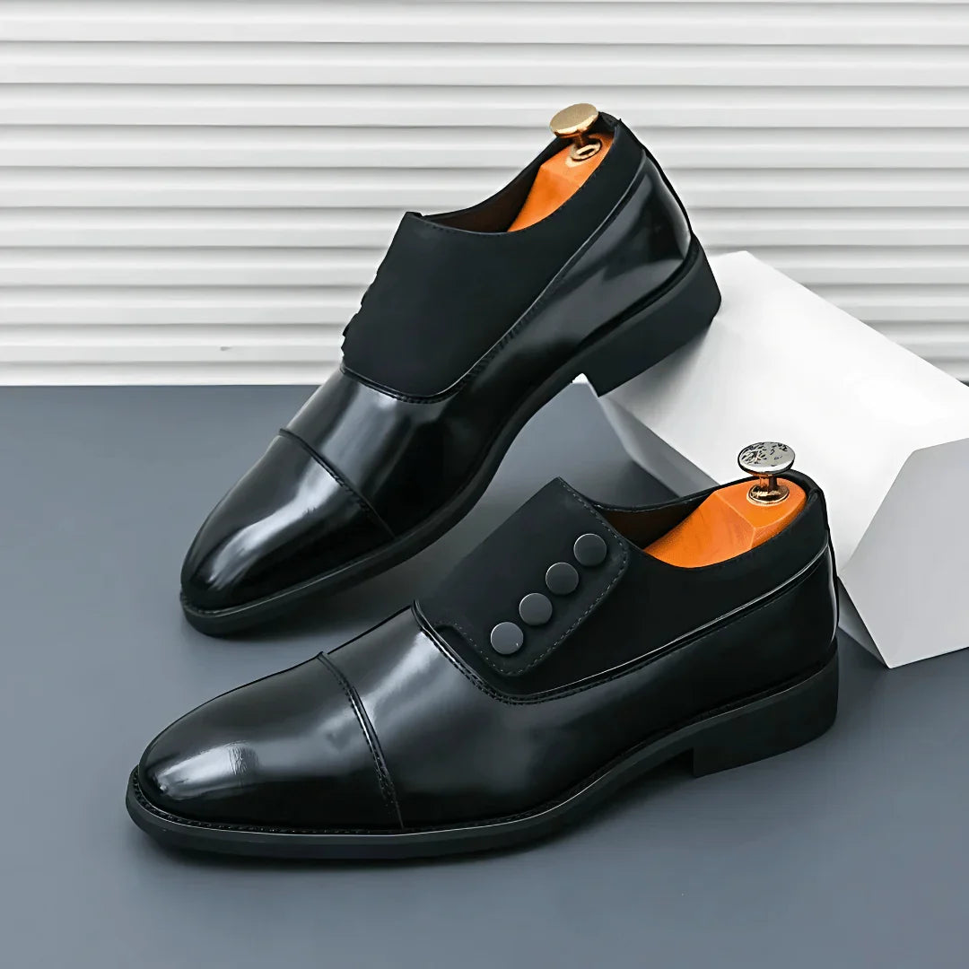 Corvani Cap-Strap Loafer