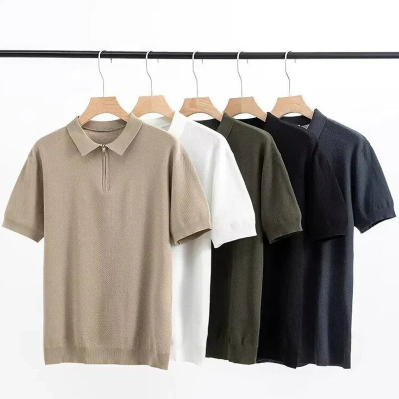 Lenoir™ | Polo med lynlås Marbella