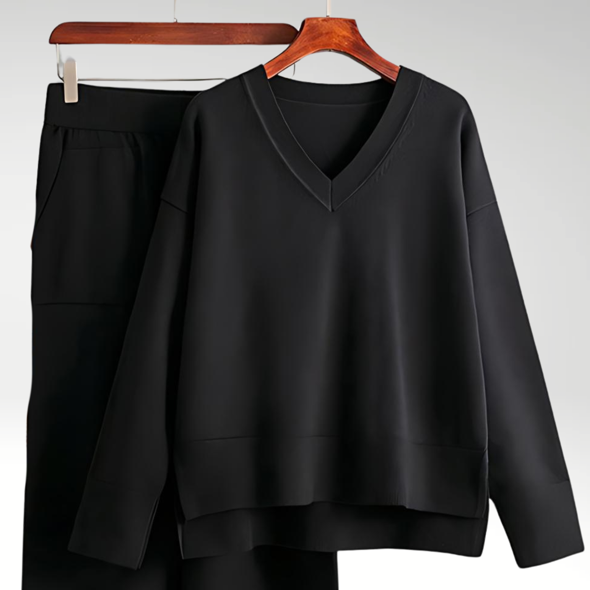 Lenoir™ | Luxe Sæt med to dele V-hals