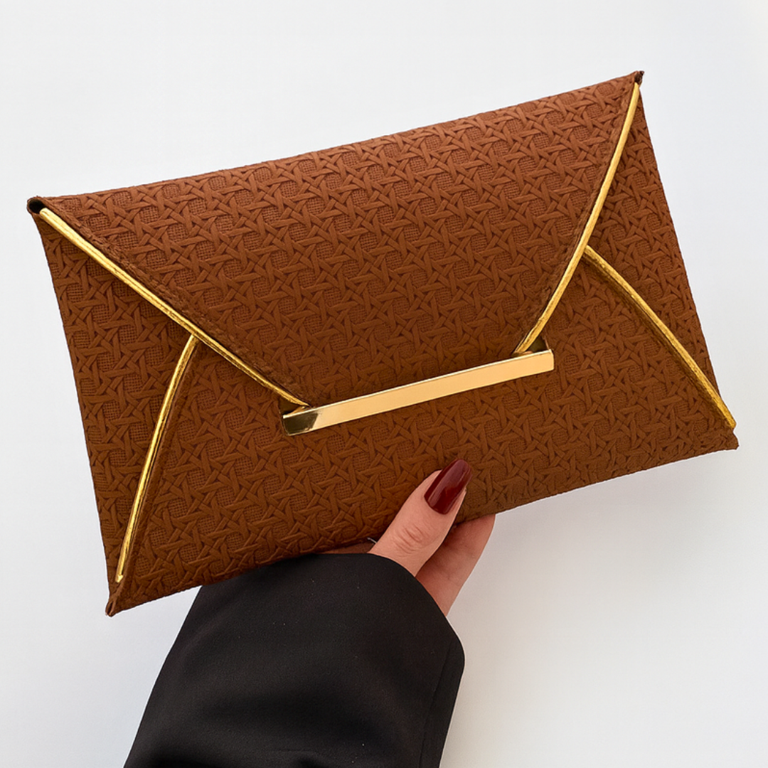 Den Gyldne Kuvert Clutch Taske