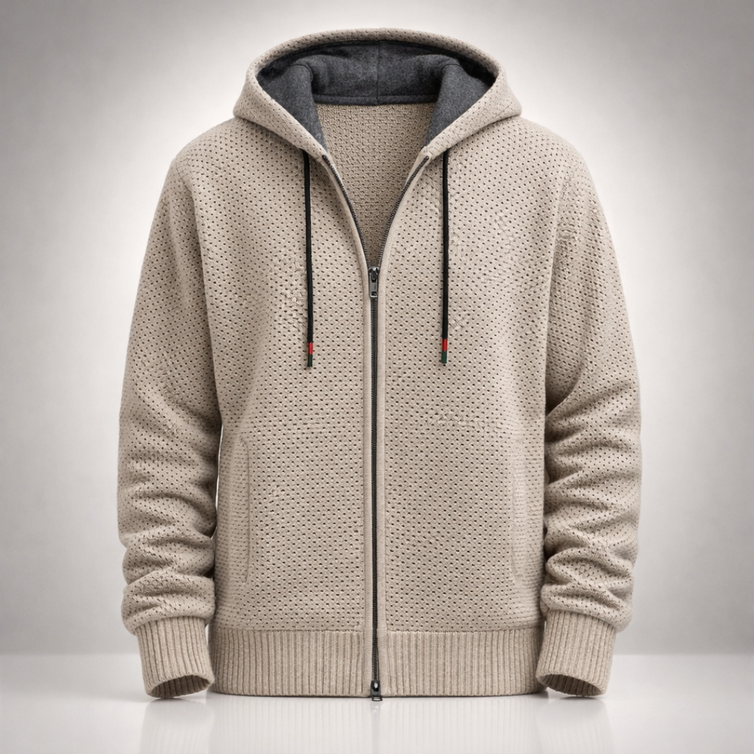 Avalon Ridge Strikket Hoodie