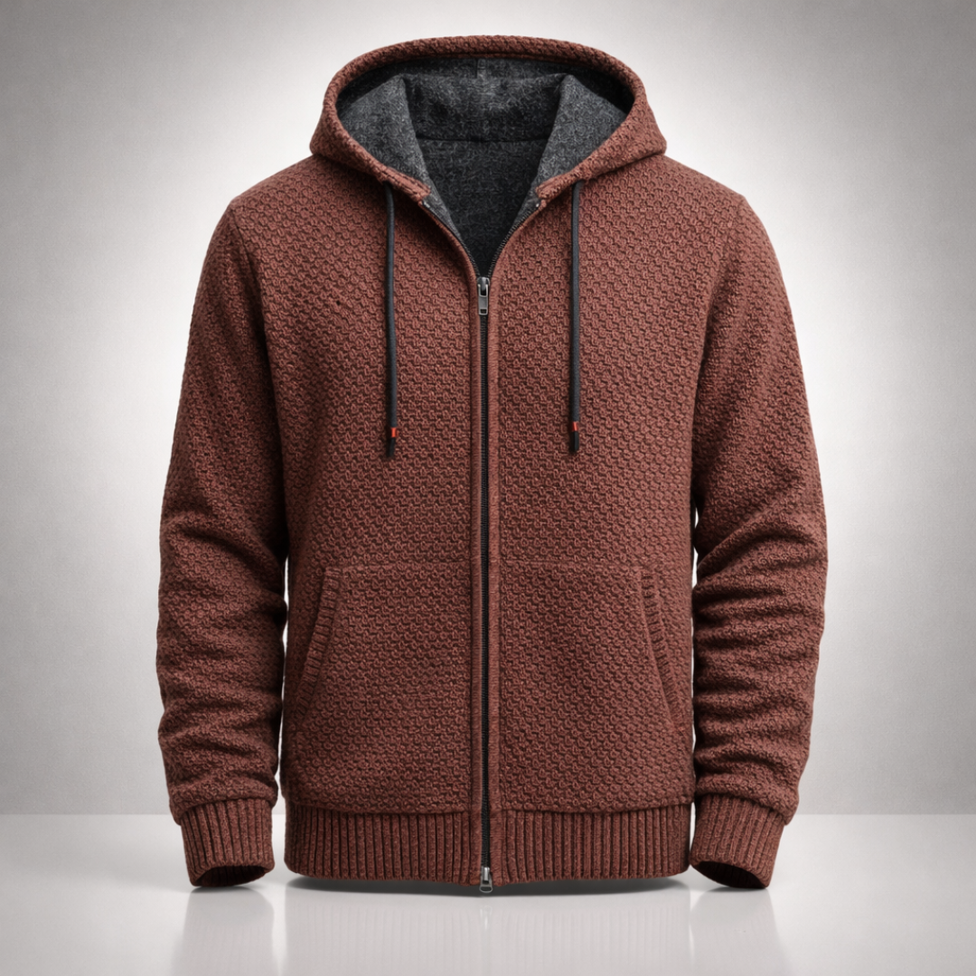 Avalon Ridge Strikket Hoodie