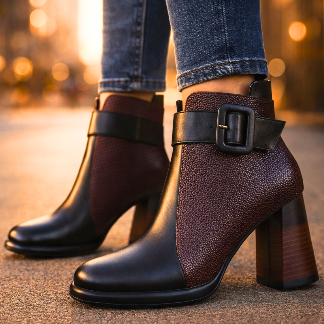 Harper Lane Pebblegrain Leather Boots