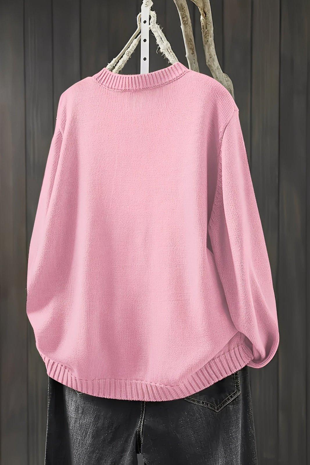 Cardigan med dekorative knapper