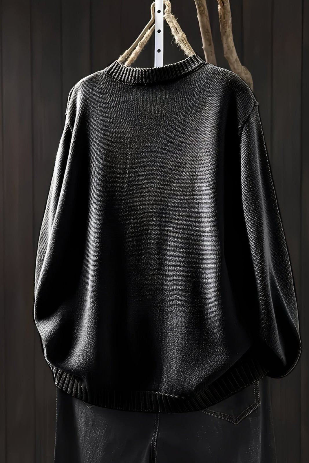 Cardigan med dekorative knapper
