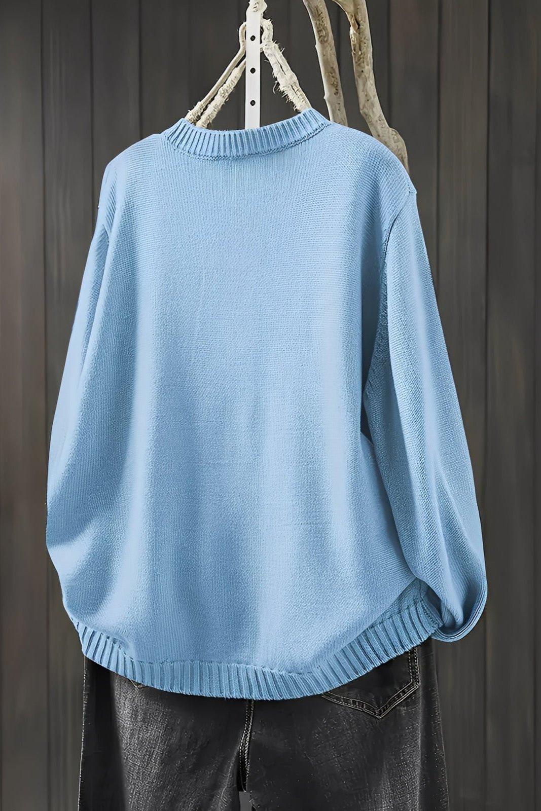 Cardigan med dekorative knapper