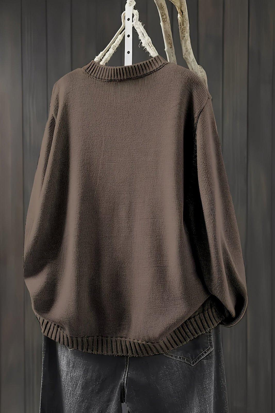 Cardigan med dekorative knapper