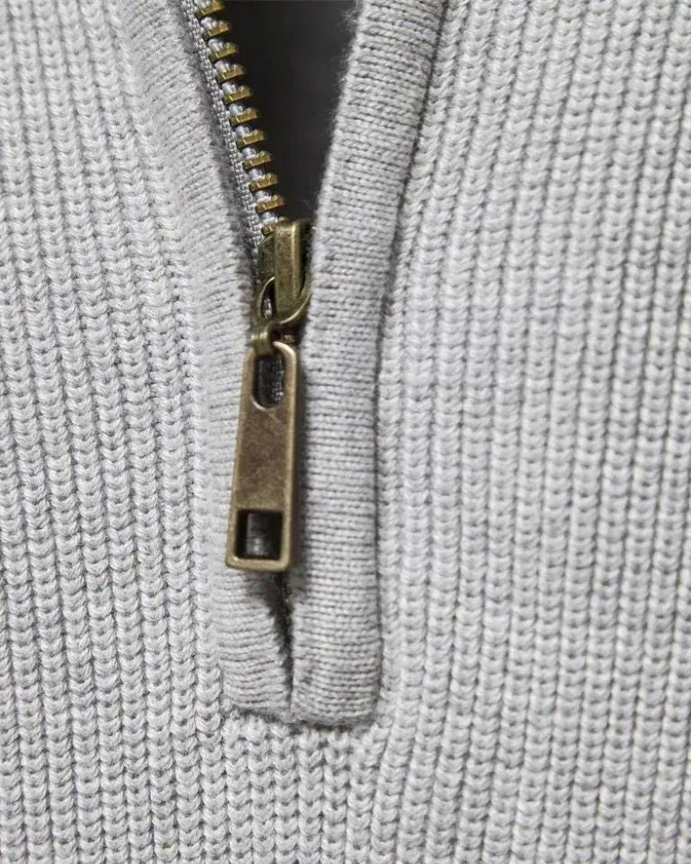 Sweater med Lynlås