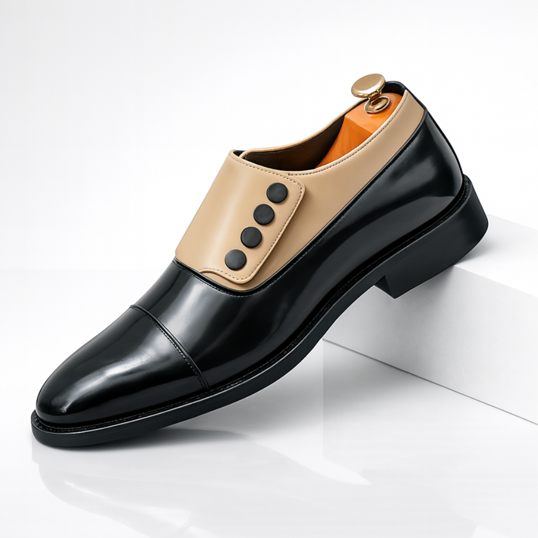 Corvani Cap-Strap Loafer