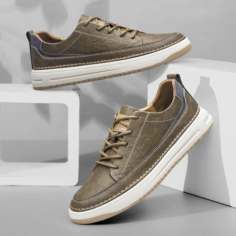 Klassiske Læder Sneakers