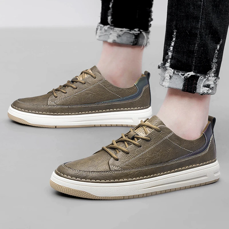 Klassiske Læder Sneakers