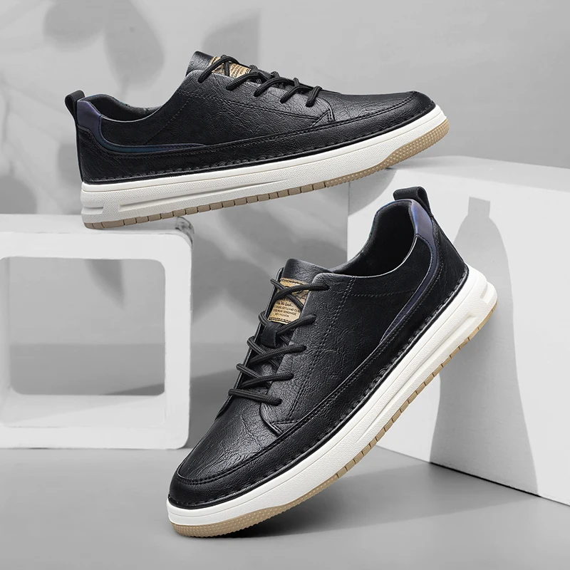Klassiske Læder Sneakers
