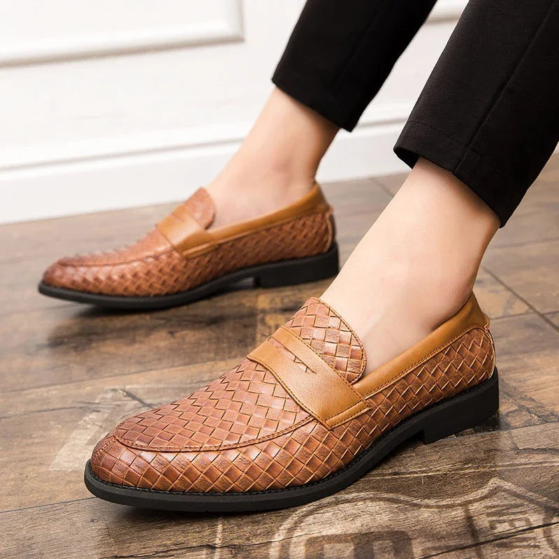 Elegant Vævede Loafers