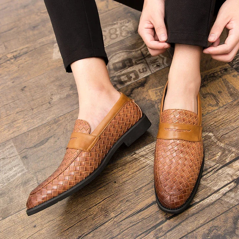 Elegant Vævede Loafers