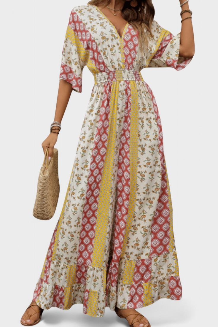 Heldragt med bohememønster