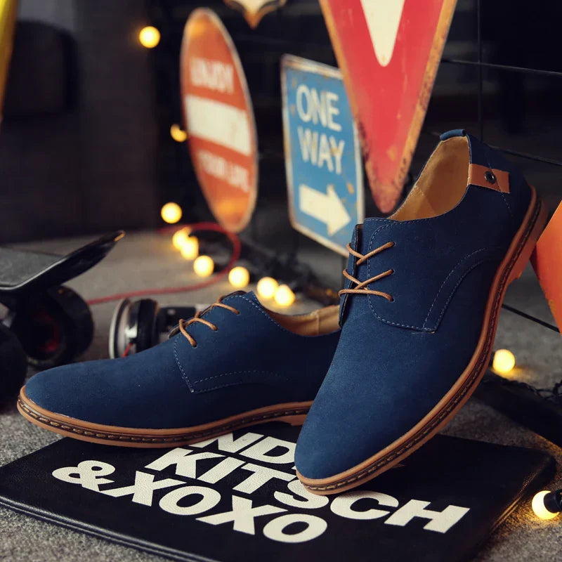 Oxford Suede Forretningssko