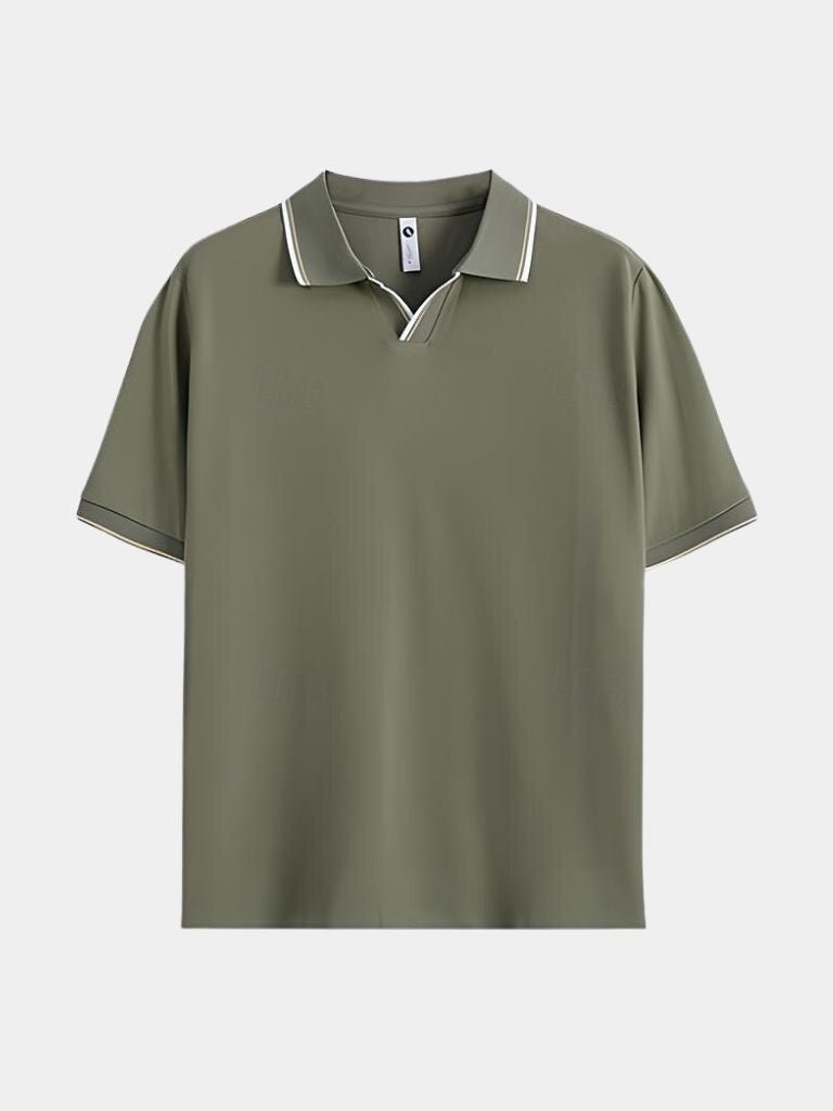 Noir V-hals Polo