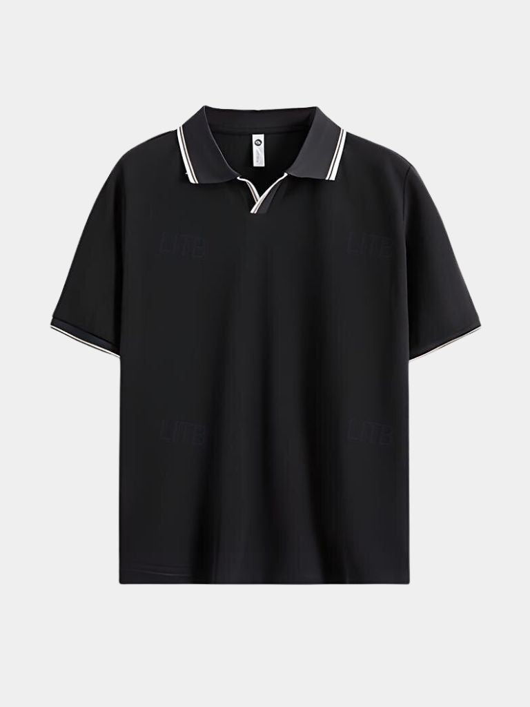 Noir V-hals Polo