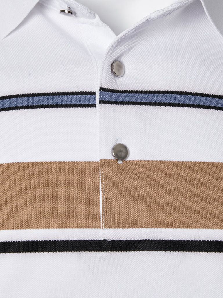 Kasper™ | Solnedgang Stribet Polo