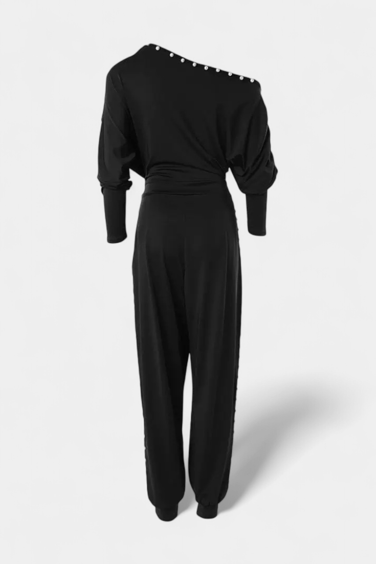 Asymmetrisk jumpsuit