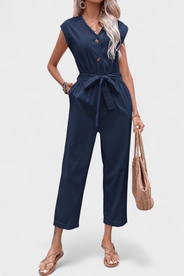 Jumpsuit med knapper